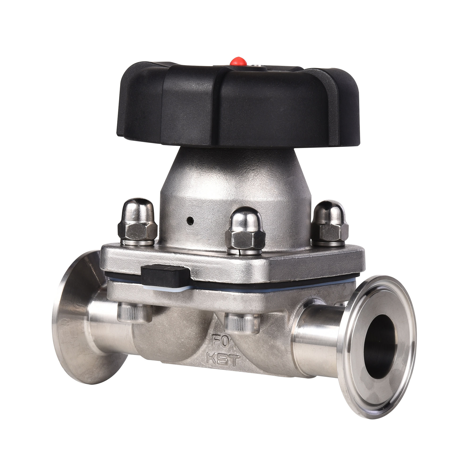 Sanitary Stainless Steel Plastic Manual Handle Diaphragm Valve
