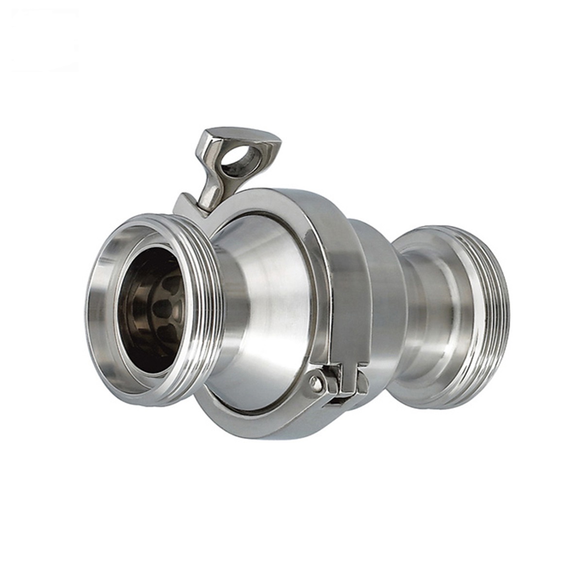 SMS 3A Food Grade Stainless Steel 304 Threaded Non Return Valve Check Valve