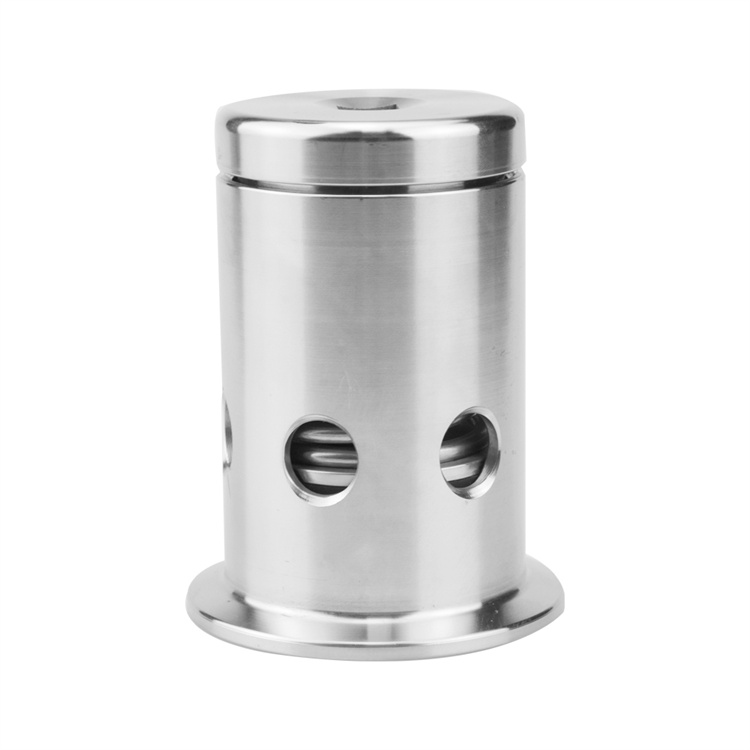 Food Grade Clamp Breathable Valve Stainless Steel 304 316L Pressure Control Safety Valve