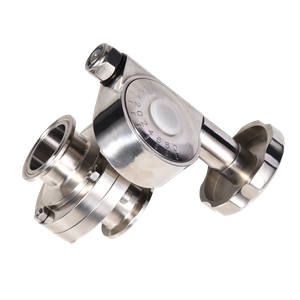 Sanitary Stainless Steel SS304 SS316L Fine Tuning Handwheel Butterfly Valve