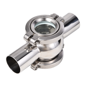 Sanitary Stainless Steel Welded Spherical Cross-Type Sight Glass 