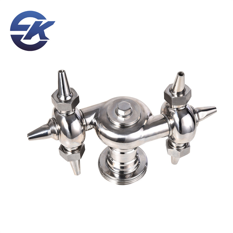Stainless Steel 304 316L Sanitary Weld Tank Usage Fixed Cleaning Ball
