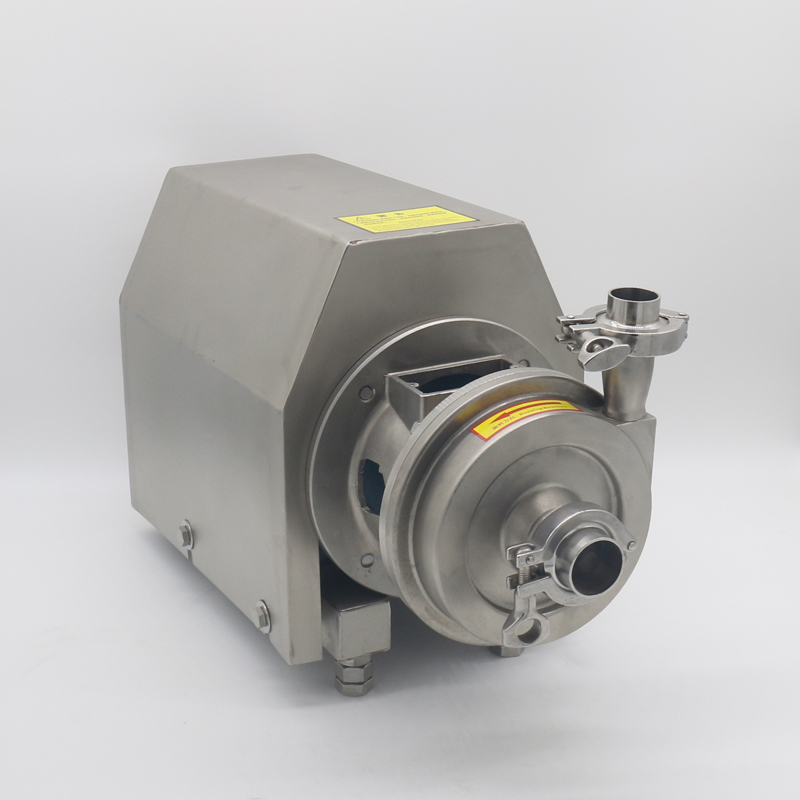 Food Grade Stainless Steel Open Impeller Sanitary Centrifugal Pump With Discharge Valve