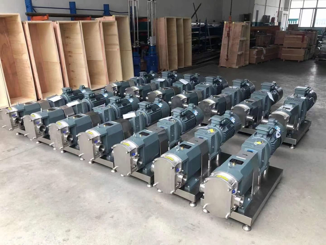 Sanitary Stainless Steel Food Grade Three Lobe Rotary Honey Pump