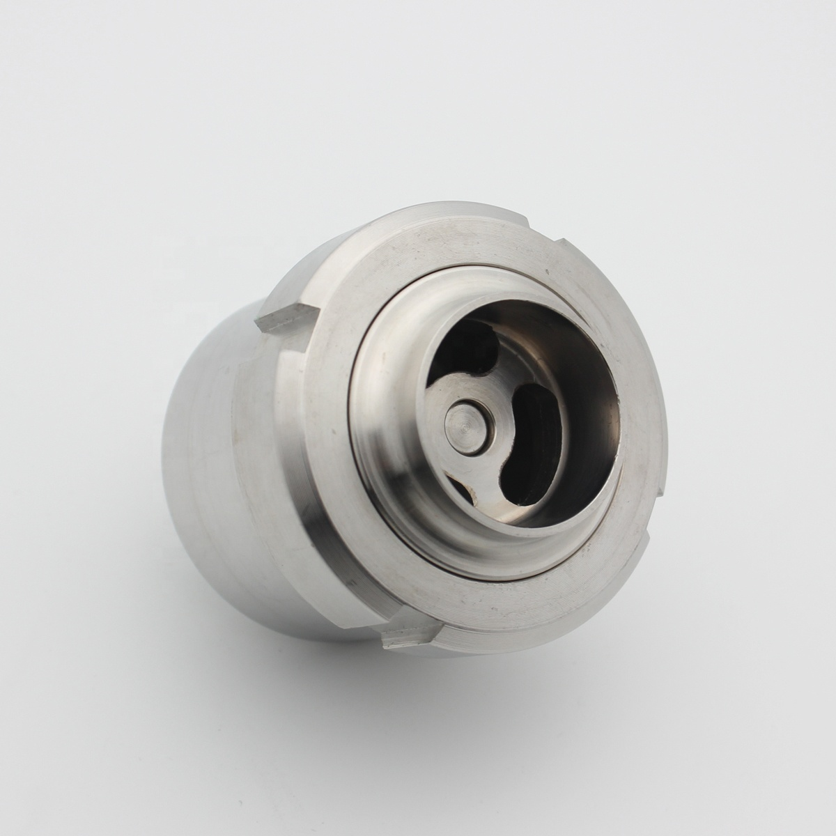 Food Grade Sanitary Stainless Steel 304 316L Union Type Check Valve with Weld End