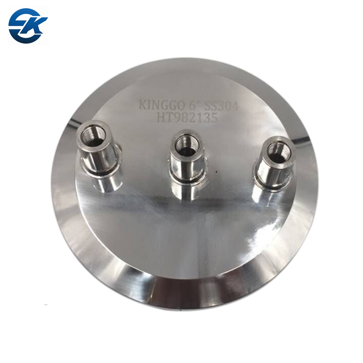 Stainless Steel Ss 304 316 Tri Clover Clamp Triclamp Hemispherical End Cap Bowl Reducer with Filter Plate