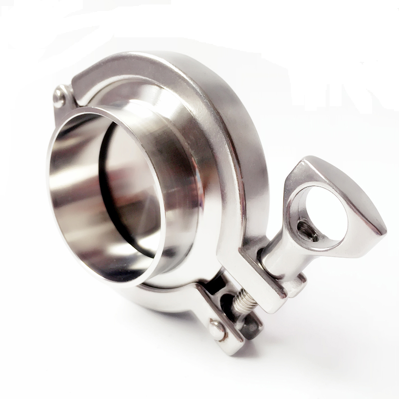 Food Beverage Union Set Stainless Steel 304 Clamp End Cap Union Set