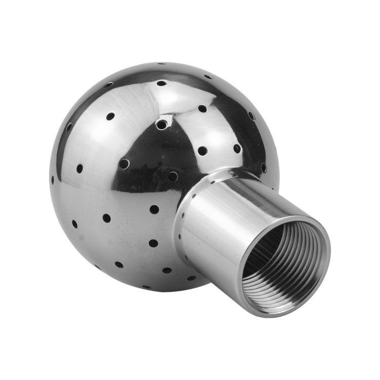 Pharmacy Stainless Stee Tank Cleaner Fittings SS304 Sanitary Bolted Rotary Cleaning Ball for Tank Wash