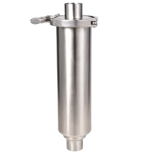 Food Grade Stainless Steel SS304 SS316L Welded Sanitary Straigt Type Filter Strainer