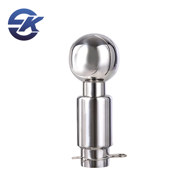 Food Grade Stainless Steel Clamp Rotary Cleaning Ball for Tank