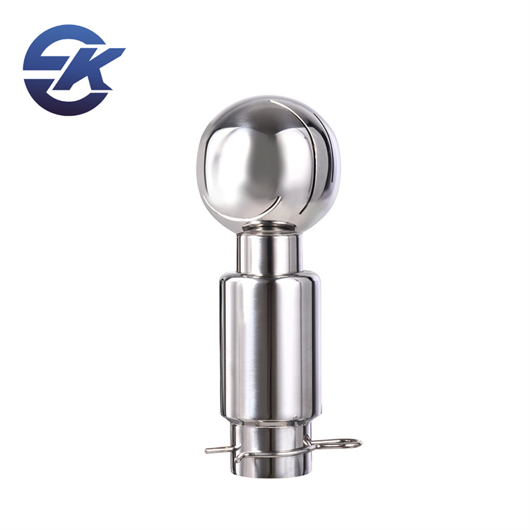 Food Grade Stainless Steel Clamp Rotary Cleaning Ball for Tank