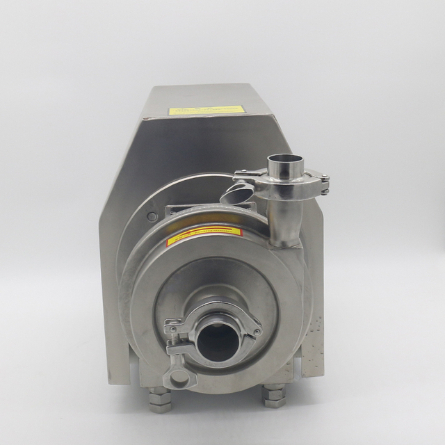Food Grade Stainless Steel Open Impeller Sanitary Centrifugal Pump With Discharge Valve