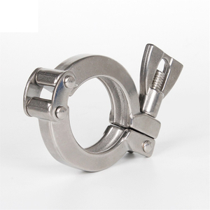 304/316L Stainless Steel Double Pin Clamp Sanitary Pipe Clamp
