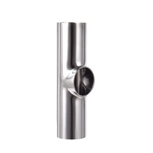 SMS Stainless Steel Pipe Fittings 304 Sanitary Short Weld Tee Elbow