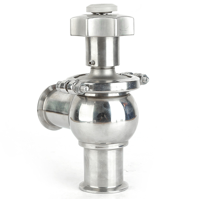 Stainless Steel SS304 SS316L Food Grade Manual Divert Reversing Stop Seat Valve