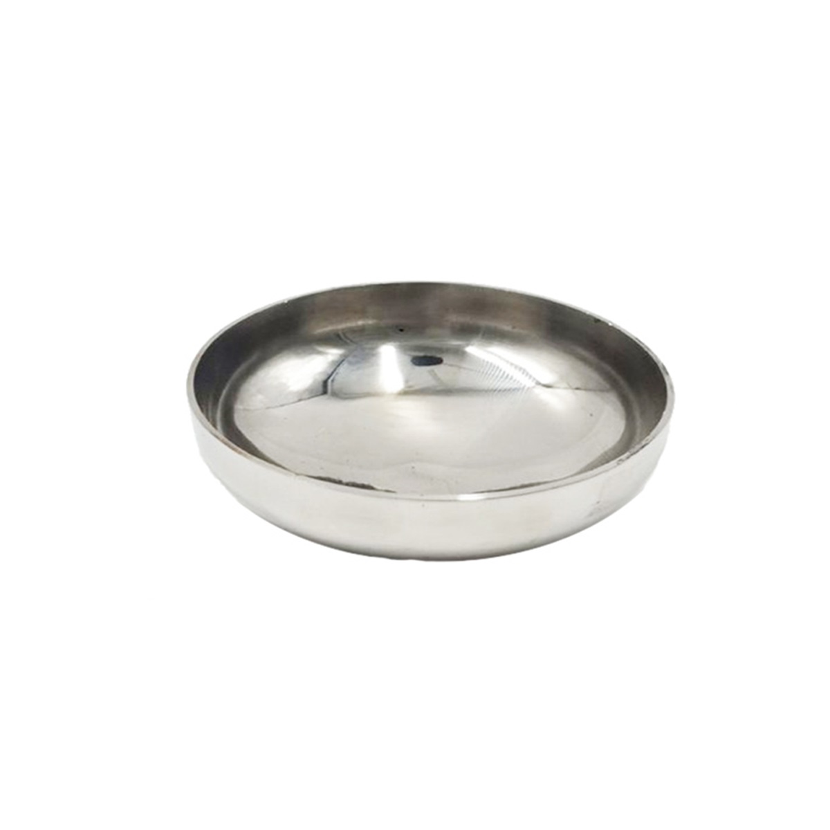 Food Beverage 304 Stainless Steel Round Cap Pipe Fittings End Cap