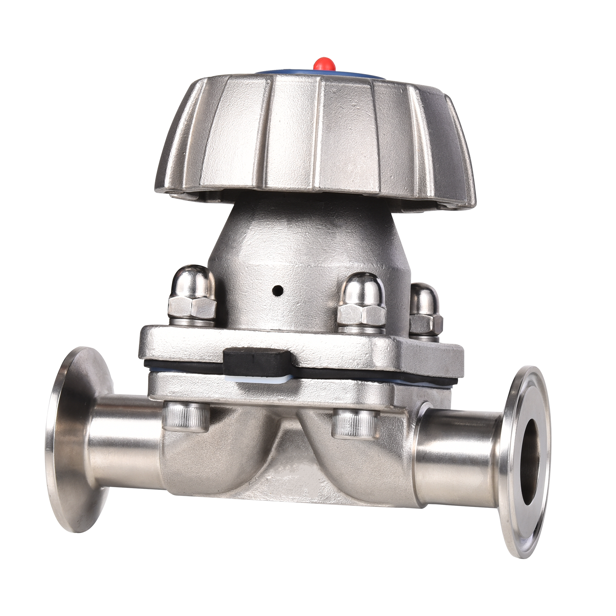Pharmaceutical Industrial Stainless Steel Sanitary Manual Diaphragm Valve