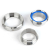 Food Beverage Stainless Steel 304 ISO/IDF Union Set Round Nut
