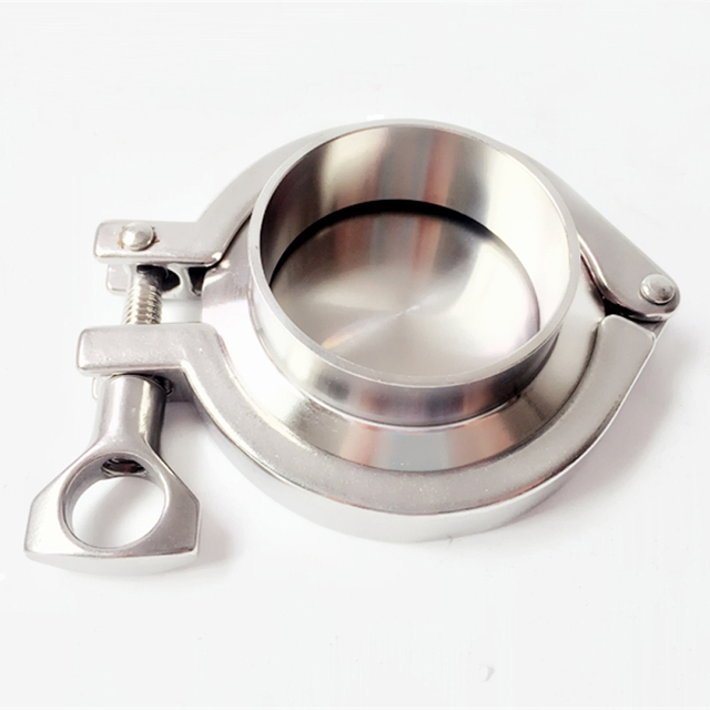 Food Beverage Union Set Stainless Steel 304 Clamp End Cap Union Set
