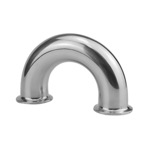 Stainless Steel 304 Food Grade Wine Clamp 180 Elbow Fittings