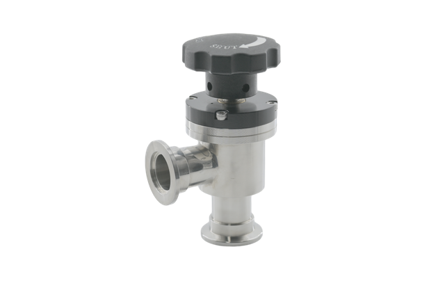 Vacuum Stainless Steel KF Manual Poppet Valve(L Type)