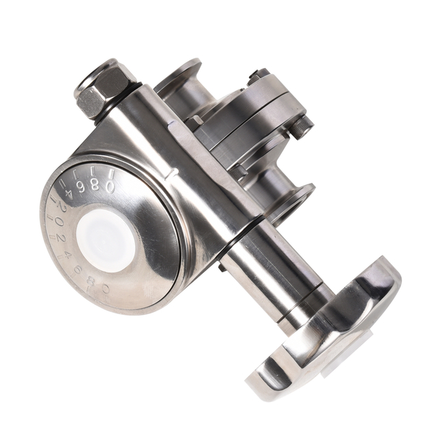Sanitary Stainless Steel SS304 SS316L Fine Tuning Handwheel Butterfly Valve