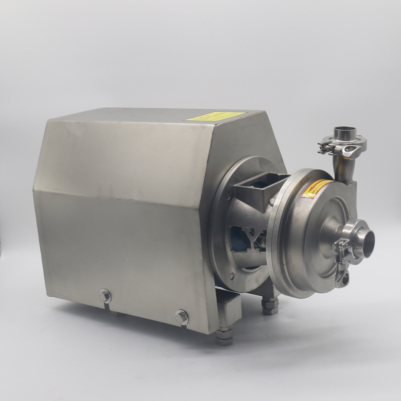 Food Grade Stainless Steel Open Impeller Sanitary Centrifugal Pump With Discharge Valve