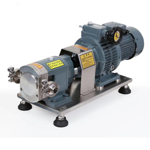 Food Grade Stainless Steel SS304 High Viscosity Sanitary Rotor Pump For Chocolate,Oil,Honey Transfer 