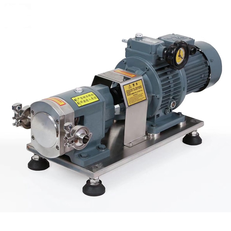 Food Grade Stainless Steel SS304 High Viscosity Sanitary Rotor Pump For Chocolate,Oil,Honey Transfer 