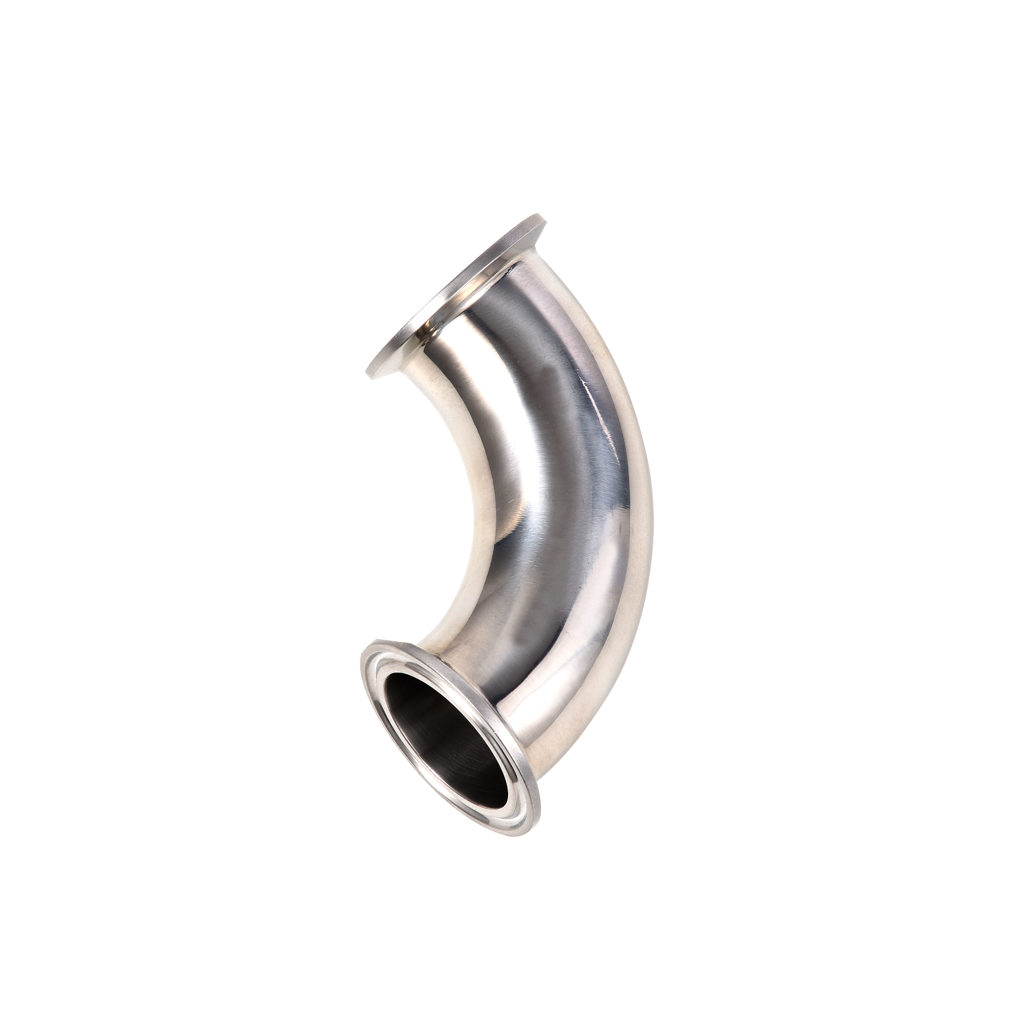 Food Grade Stainless Steel SS304 316L 3A Sanitary 90 Degree Clamped Elbow