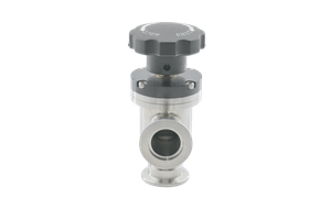 Vacuum Stainless Steel KF Manual Poppet Valve(L Type)