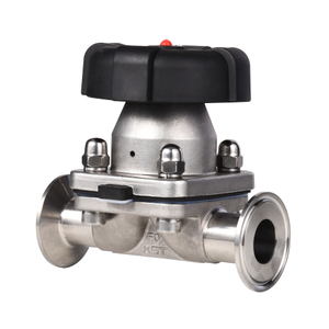 Sanitary Stainless Steel Plastic Manual Handle Diaphragm Valve