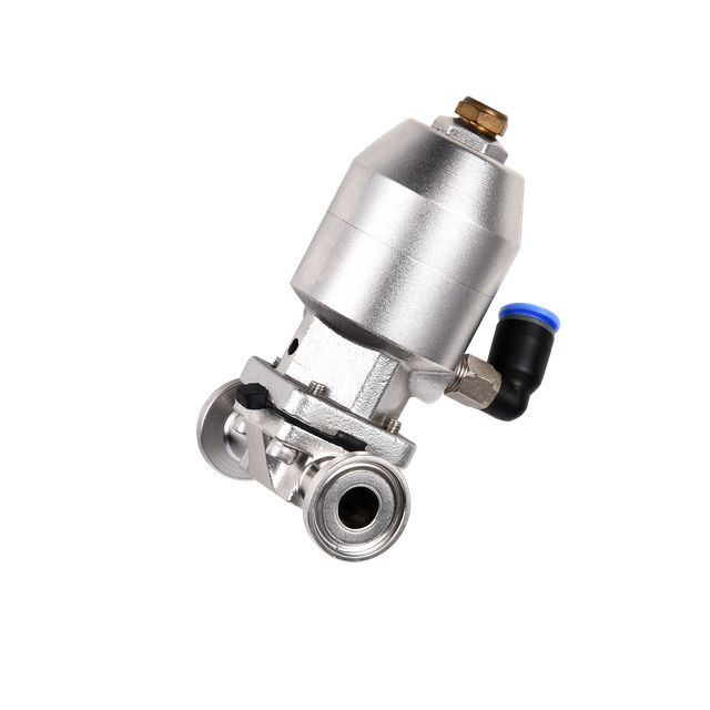 Sanitary Mini Type Pneumatic Stainless Steel Diaphragm Valve for Chemical Industrial