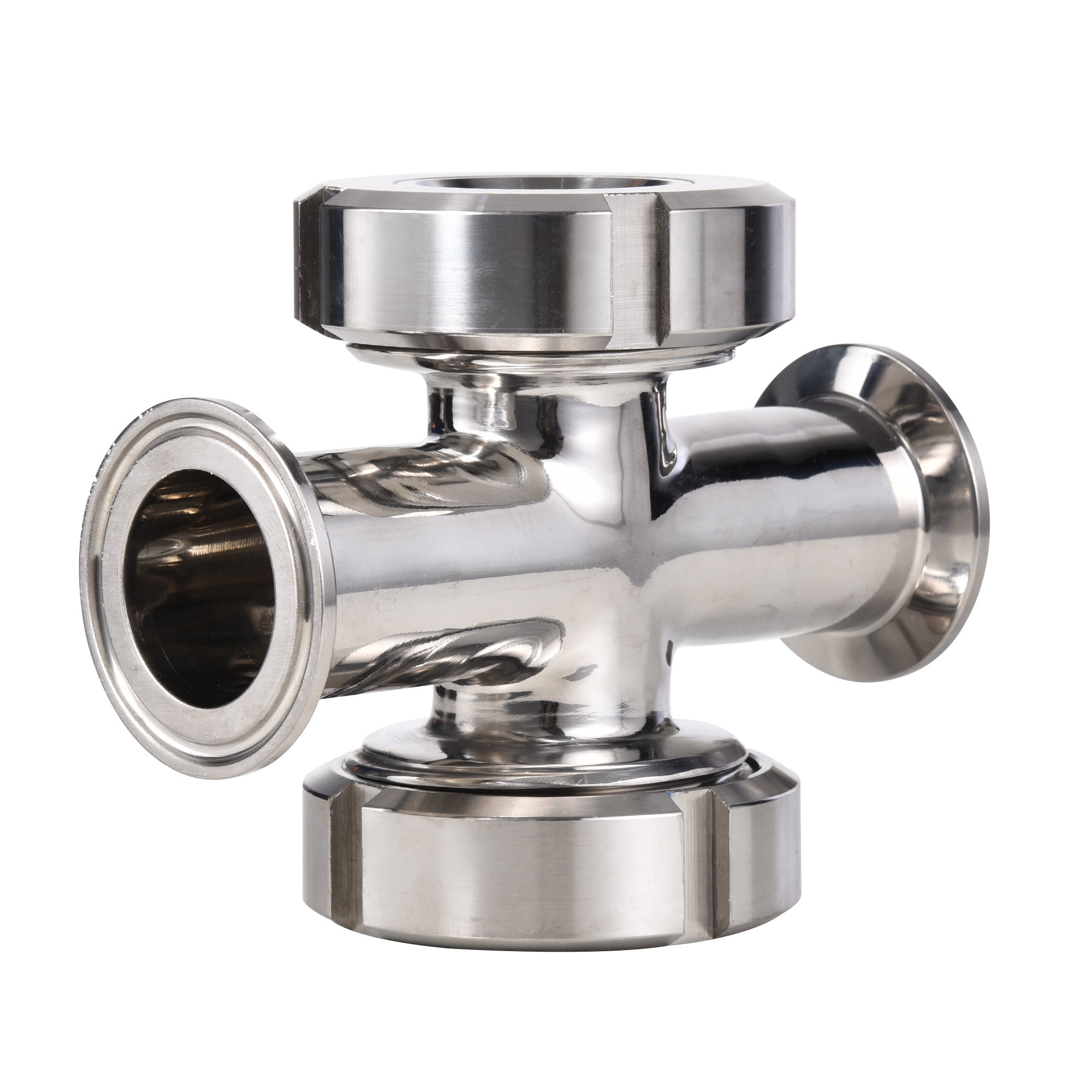Sanitary Stainless Steel Clamp Spherical Cross-Type Sight Glass