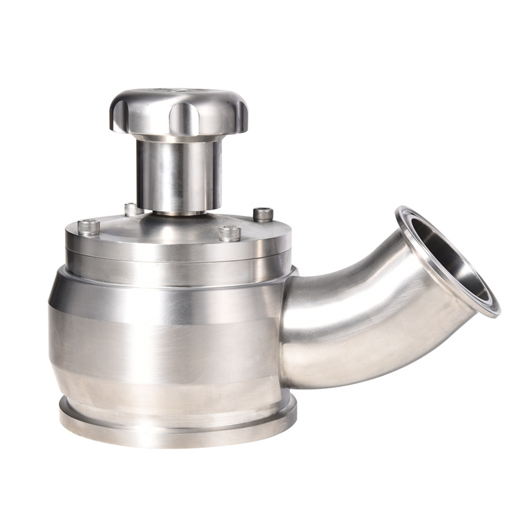 304 Stainless Steel Manual Diaphragm Clamp Tank Bottom Valve