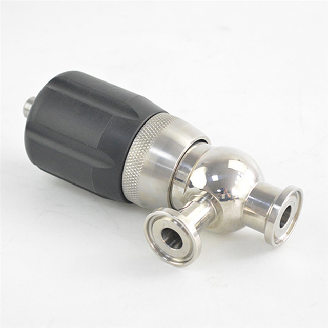 Food Processing SS304/316L Adjustable Sanitary Safety Valve Manual Release Valve