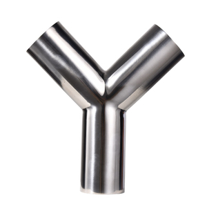 DIN Long Type Elbow Sanitary Stainless Steel 304 Y-type Adapter