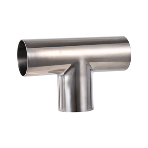 304 Stainless Steel Weld Tee Sanitary DIN 3-way Elbow