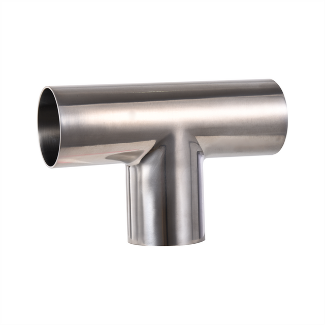 SMS Stainless Steel Pipe Fittings 304 Sanitary Short Weld Tee Elbow