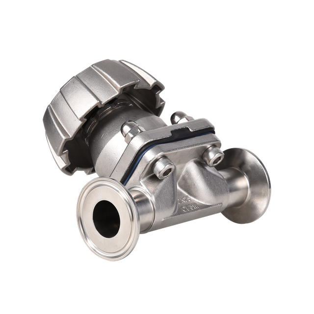 Pharmaceutical Industrial Stainless Steel Sanitary Manual Diaphragm Valve