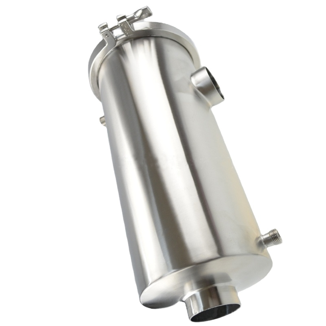 Food Grade Stainless Steel SUS304/316L Sanitary Filter With Heat Jacket 