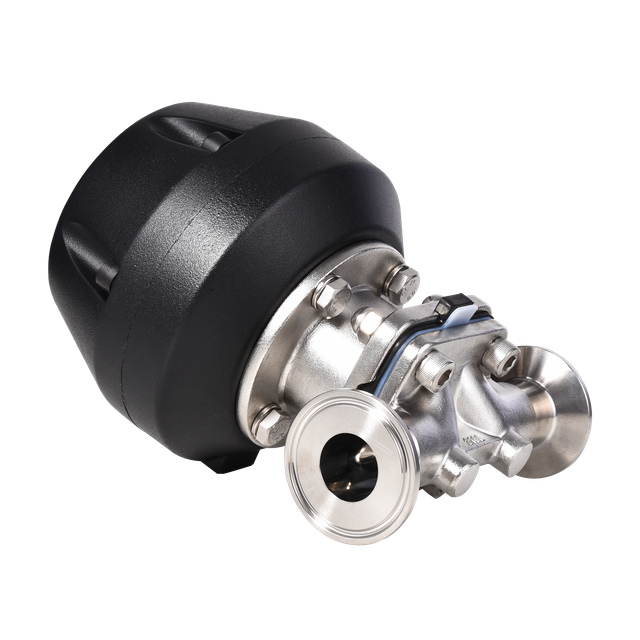 Sanitary Stainless Steel Plastic Actuator Pneumatic Diaphragm Valve