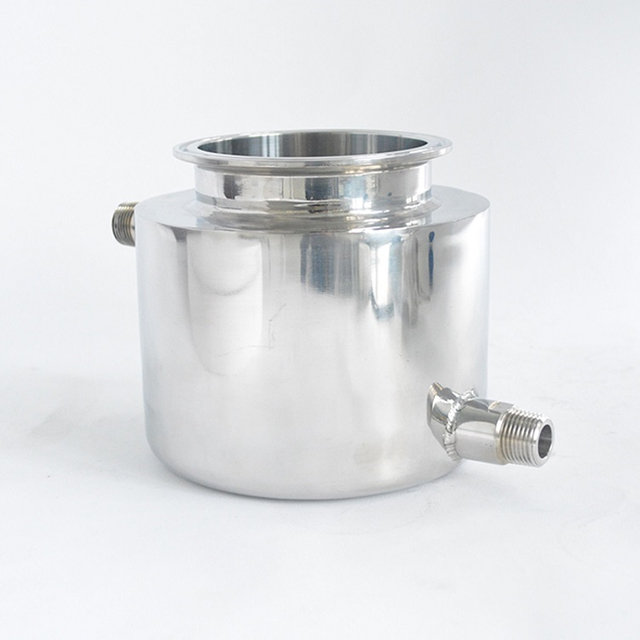 Pharmacy Stainless Steel 304/316L Tank Type Head Hygienic Tri Clamp Warm Cap
