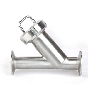 Stainless Steel SS304 SS316L Sanitary Tri Clamp Y Type Inline Filter Pipeline Strainer