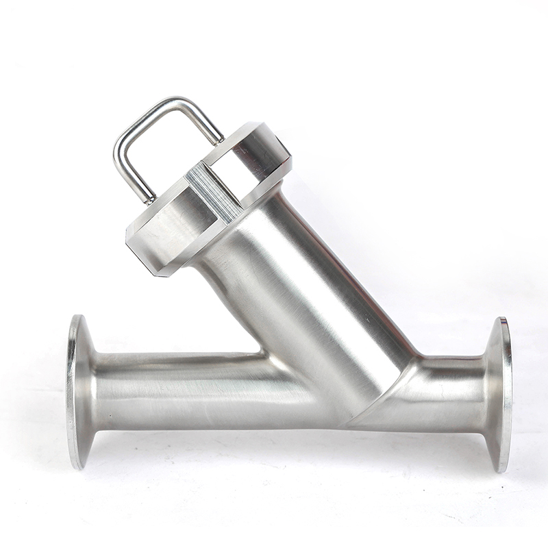 Stainless Steel SS304 SS316L Sanitary Tri Clamp Y Type Inline Filter Pipeline Strainer