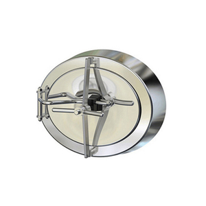 Sanitary Stainless Steel Outward Opening Oval Manhole Cover With Bevel Edge