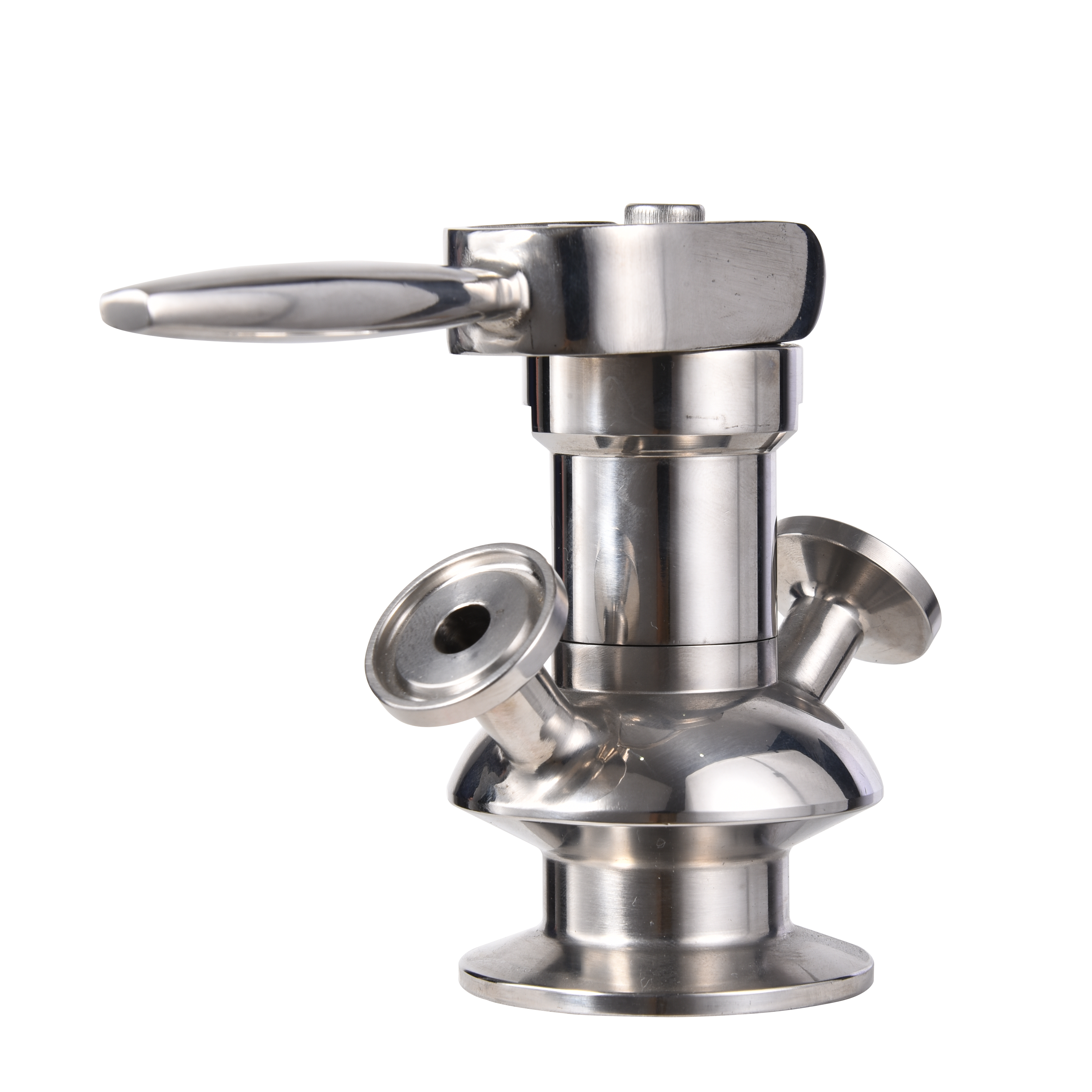 Stainless Steel Handle Quick Opening Type Sterile Sampling Valve