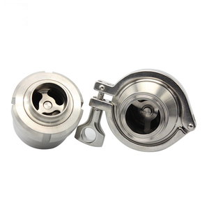 Food Grade Sanitary Stainless Steel 304 316L Union Type Check Valve with Weld End