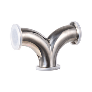 Food Beverage 3A Fittings Stainless Steel 316L Tee Elbow Y-type for Wine