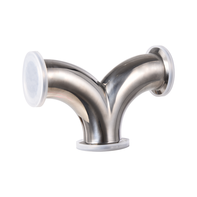 Food Beverage 3A Fittings Stainless Steel 316L Tee Elbow Y-type for Wine